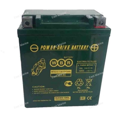 Аккумулятор WBR MTG12-7-A, 113*70*130мм (полярность обратная)