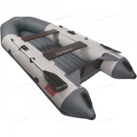 Лодка надувная моторная Капитан 330 НДНД белый/серый 3,3м