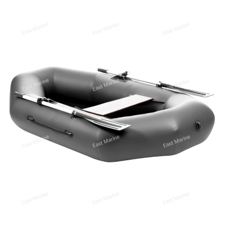 Лодка надувная гребная Бриз 220 серый 2,2м