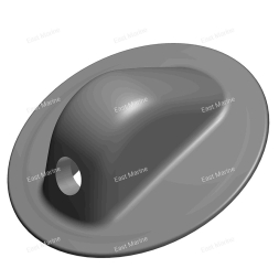 Рым леерный концевой серый 