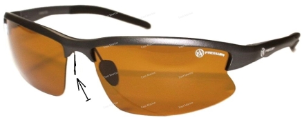 Очки поляризационные FW LM195-Y30 жёлтый, жёсткий чехол