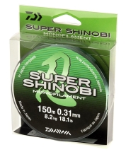 Леска монофильная DAIWA SUPER SHINOBI 0,28мм/150м/кг св/зелёный