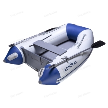 Лодка надувная моторная ADMIRAL 200 с НДНД 2м белый/синий