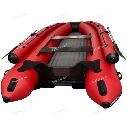 Лодка ПВХ &quot;Хатанга Jet-425 Lux&quot; НДНД (красно-черная)