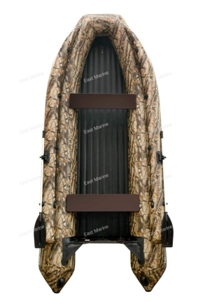 Лодка надувная моторная Хатанга Jet-475 Lux НДНД с фальшбортом серый