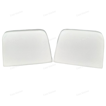 Комплект подушек кормовых сидений (Бриз-17). 2 шт. Винил. Цв.белый.