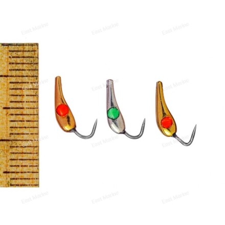 Блесна на корюшку ОГОНЬ 10мм зелёнка/UV (K10F-ZUV)
