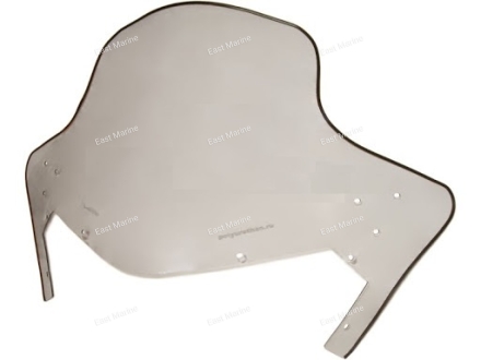 Стекло ветровое для снегохода YAMAHA VIKING 540 V (2017) (высота 53 см, толщина 3 мм, МПК)