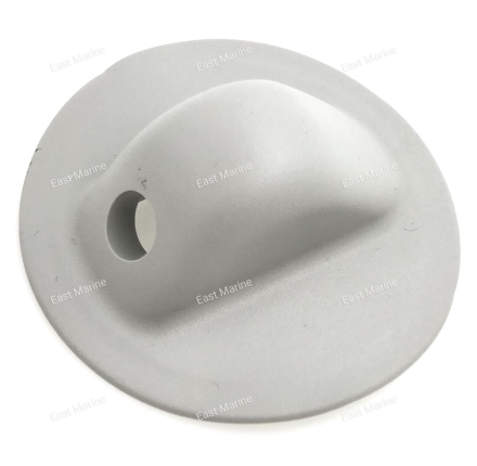 Держатель леера (концевой) св. серый  100-207