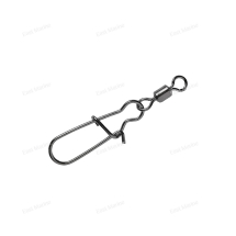 Карабин с вертлюгом NICE SNAP OF-2022-4/0 тест:70кг хром