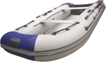 Лодка надувная моторная ADMIRAL 320C с НДНД 3,2м белый/синий
