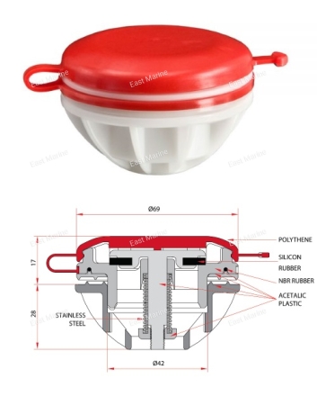 Клапан стравливающий для надувных каркасных конструкций.