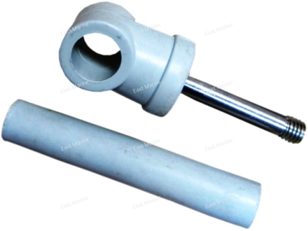 Уключина-поворотный шарнир серый