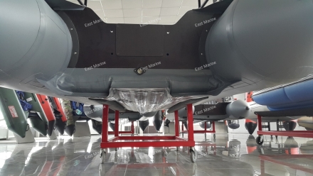 Лодка надувная моторная Хатанга Jet-425 НДНД серый