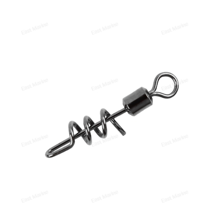 Карабин с вертлюгом Спиральный OF- 2016-2 тест:43кг хром