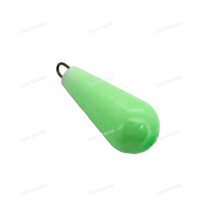 Грузило КАПЛЯ Fujiwara W2 8гр уп. 5шт зелёный/светонакопительный