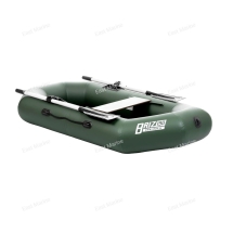 Лодка надувная гребная Бриз 190 зелёный 1,9м