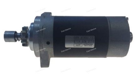 Стартер электрический в сборе Yamaha 689–81800–13 снят с нового мотора