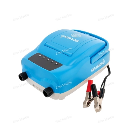 Насос аккумуляторный двухступенчатый HT-900A Seanovo для лодок ПВХ (0,34-1,38 атм)