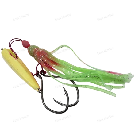 Джиг оснащённый INCHIKU 95гр октопус/двойной крючок Assist Hook