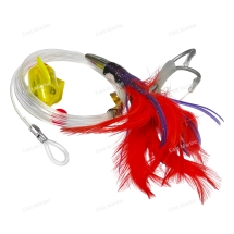 Стерлинг OF с перьями  кр/чёрн/фиол 14см головка 21гр