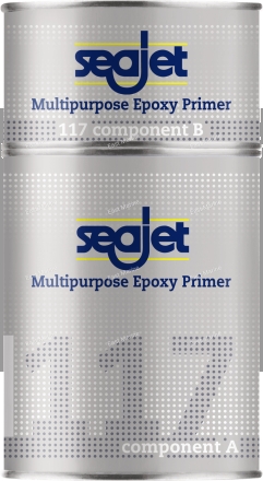 Грунтовка универсальная эпоксидная SEAJET 117 ОСНОВА+ОТВЕРДИТЕЛЬ(1л, белая)