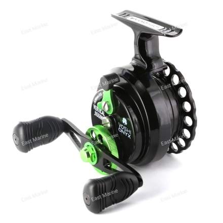 Удилище зимнее с катушкой YOSHI ONYX vCASTA VCST-805H/катушка Vertical Jigging/леска