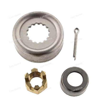 Комплект гайка, шплинт и шлицевая шайба крепления винта 60-100 л.с.