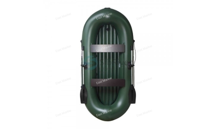 Лодка надувная гребная Джой-280НД надувное дно зелёный