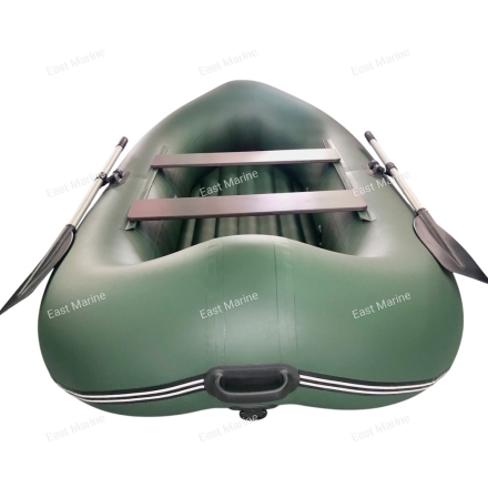 Лодка надувная гребная Джой-280НД надувное дно зелёный