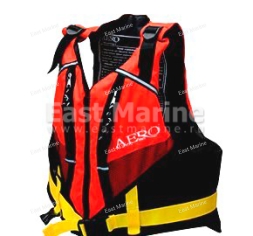 Жилет страховочный 4, размер L-XXL (красный/оранж.)