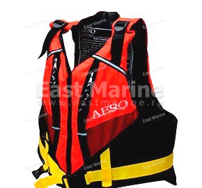 Жилет страховочный 4, размер L-XXL (красный/оранж.)