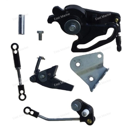 Набор рычагов и креплений Yamaha 69P–41213–10,69P–41631–10 снят с нового мотора