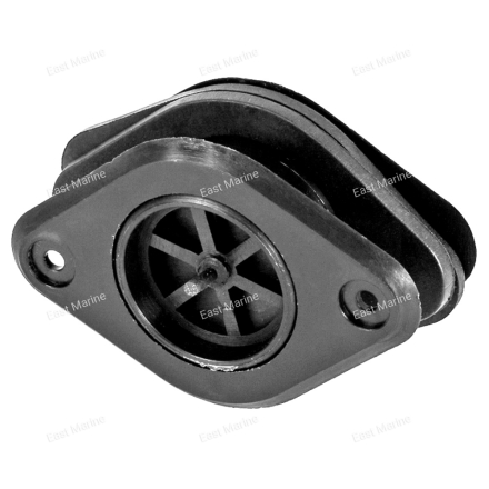 Клапан сливной для лодки чёрный