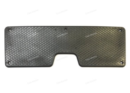 Накладка на транец черная 308х104х5,5мм       B184010