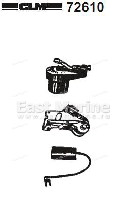 Ремкомплект трамблера GM 2.5, 3.0, 4.1 L