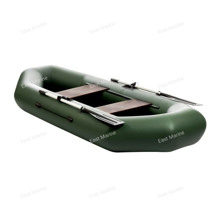 Лодка надувная гребная Бриз 280 зелёный 2,8м