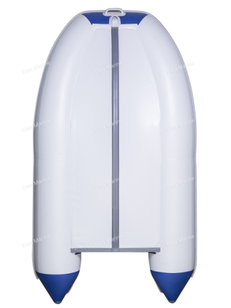 Лодка надувная моторная ADMIRAL 230 с НДНД 2,3м белый/синий