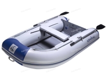 Лодка надувная моторная ADMIRAL 230 с НДНД 2,3м белый/синий