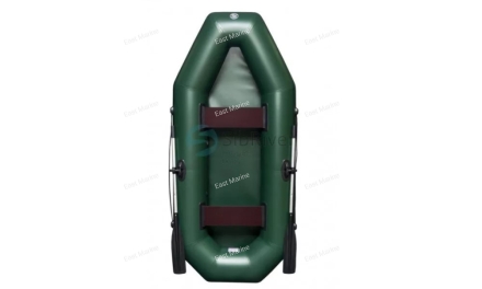 Лодка надувная гребная Skiff-240 зелёный