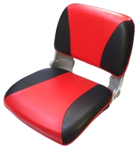 Накидки (подушки) на сиденье, винил, красно-черные  700-016