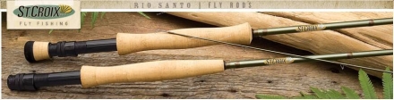Удилище нахлыстовое St.Croix Rio Santo Fly Rods RS804.4 Mod.Fast,  длина 2,43м, 4-ёх составное