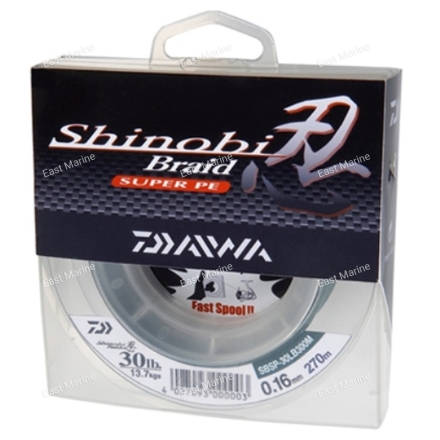 Шнур плетёный DAIWA Shinobi Braid-G 0,12мм/135м/5кг зелёный