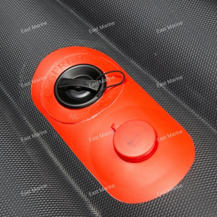 Лодка надувная моторная BADGER AIR LINE ARL420-BLACKK/RED с НДНД 4,2м