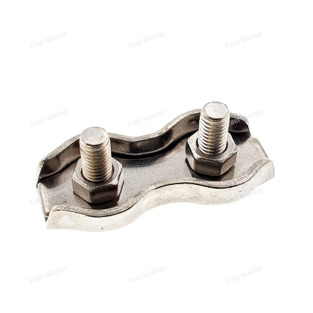 Зажим троса &quot;Duplex&quot; нержавеющий 4мм