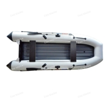 Лодка надувная моторная ALTAIR HD430 с НДНД белый/серый