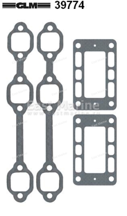 Прокладки выхлопа Volvo-Penta V6 до 91 года 39774