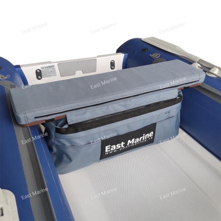 Накладка на банку мягкая с сумкой  (100см) ткань, цвет серый 