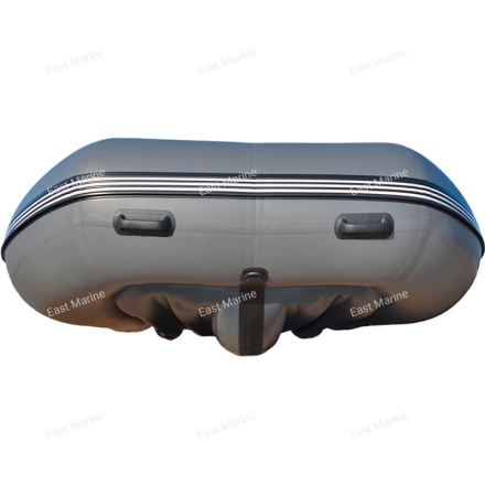 Лодка надувная моторная ALTAIR HDS420FB фальшборт с НДНД ораньжевый/серый