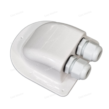 Кабельный ввод двойной белый        SF51417-2W